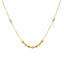 22K Yellow & White Gold Thin Beaded Chain (8gm)