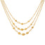 22K Yellow Gold & Pearl Beaded Jewelry Set (38gm)