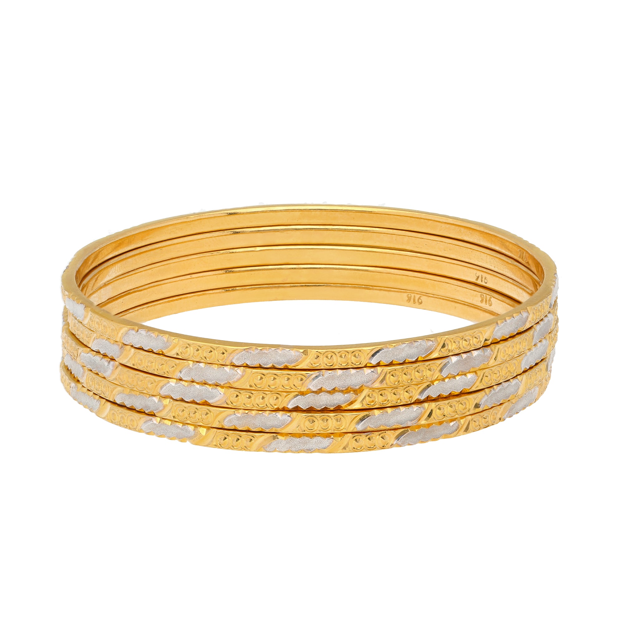 Golden And Silver Polished Women Italian White Gold Bracelet, 8 Gram at Rs  80000/piece in Surat