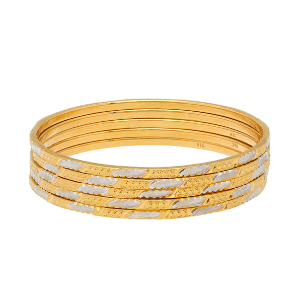 22K Yellow & White Gold Bangle Set of 12 (217.8gm) | 


This set of 22k yellow and white gold bangles will add a spectacular shine to your wrists. The...