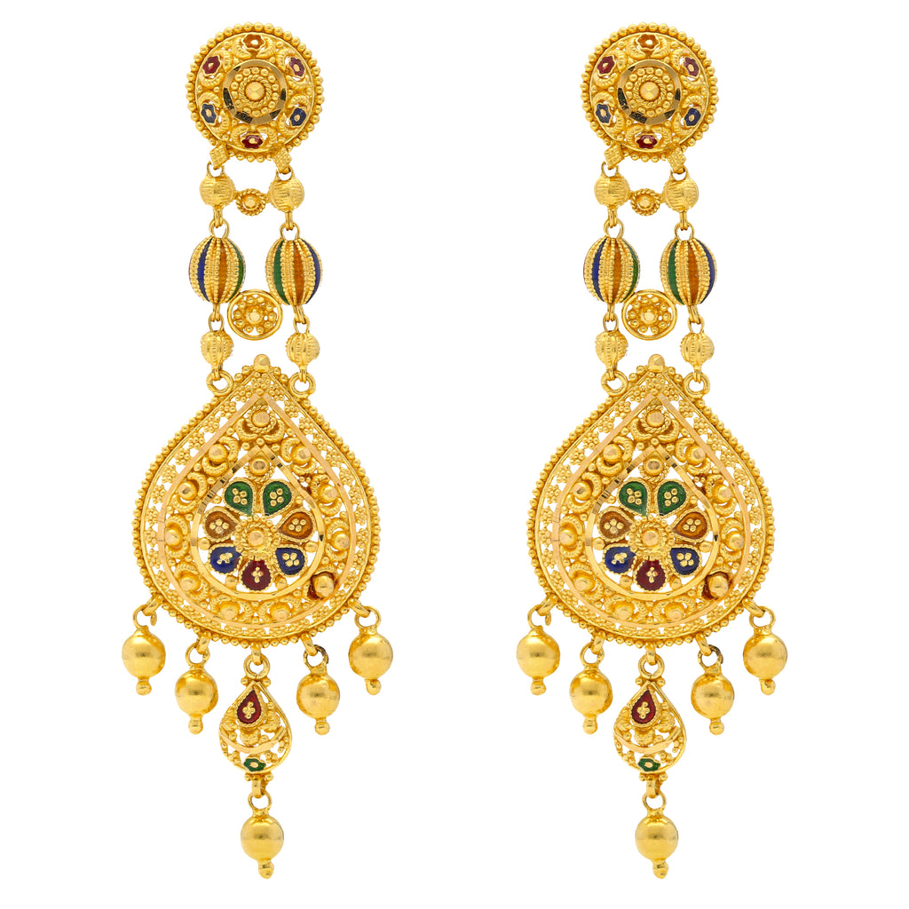 Varnika Meenakari Earrings