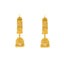 22K Yellow Gold Beaded Jhumka Earrings (9.9gm)