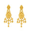 22K Yellow Gold Beaded Filigree Earrings (15.4gm)