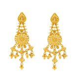 22K Yellow Gold Beaded Filigree Earrings (15.4gm) | 


The beaded details used to create this lovely pair of 22k gold earrings adds a luxe textured l...