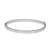 18KT White Gold Bangle (7.2gm) | 


The minimal design of this 21k white gold bangle is ideal for daily wear. The easy to use clas...