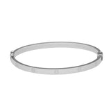 18KT White Gold Bangle (7.2gm) | 


The minimal design of this 21k white gold bangle is ideal for daily wear. The easy to use clas...