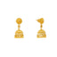 22K Yellow Gold Beaded Jhumka Earrings (8.8gm)