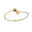 18K Yellow Gold & CZ Bangle (7.1gm)