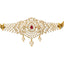 22K Yellow Gold & CZ Necklace (43.7gm)
