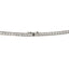 22K White Gold & CZ Stone Necklace Set (33.7gm)