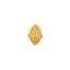 22K Yellow Gold Filigree Shield Ring (4.8gm)