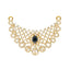 22K Yellow Gold, Sapphire & CZ Pendant (9.6gm)