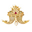 22K Yellow Gold, Gem & Pearl Pendant (16.7gm)