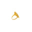 22K Yellow Gold Filigree Shield Ring (4.8gm)