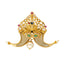 22K Yellow Gold, Gem & Pearl Pendant (15.6gm)