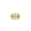 22K Yellow Gold & CZ Ring (4.3gm)