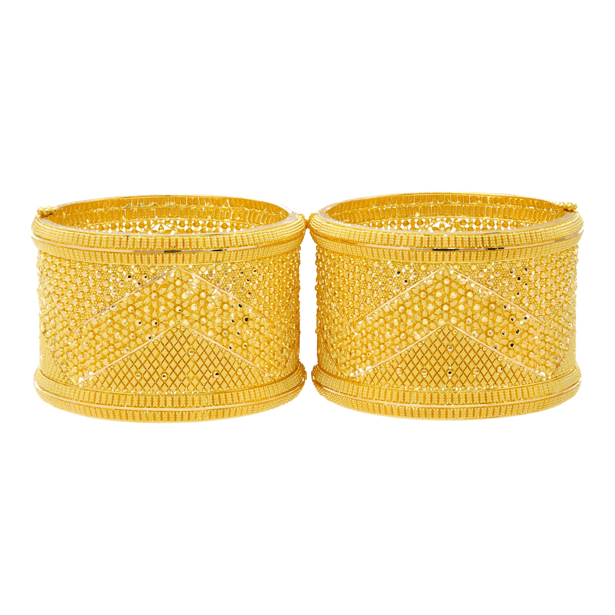 Broad gold deals bangles