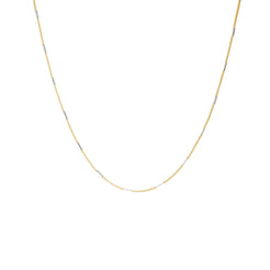 22K Multi-Tone Gold Minimalist Chain - Virani Jewelers