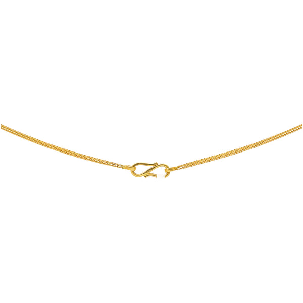 22K Multi-Tone Gold & CZ Mangalsutra Necklace (9.9gm) | 


This luxurious piece of Indian gold jewelry is elegant, sophisticated, and timeless. The tradi...