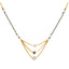 22K Multi-Tone Gold & CZ Mangalsutra Necklace (11.9gm)