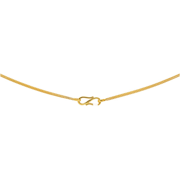 22K Multi-Tone Gold & CZ Mangalsutra Necklace (8.3gm) | 


Celebrate the beauty of love and commitment with this marvelous 22k gold Mangalsutra necklace....