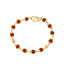 22K Yellow Gold & Rudraksha Beaded Bracelet (7.9gm)