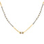 22K Multi-Tone Gold & CZ Mangalsutra Necklace (9gm)