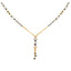 22K Multi-Tone Gold & CZ Mangalsutra Necklace (10.6gm)