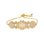 22K Multi-Tone Gold & CZ Bracelet (16gm)