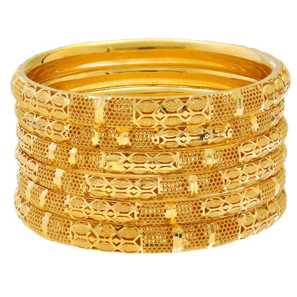 Desi gold bangles discount