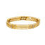 22K Yellow Gold & CZ Bangle Set of 2 (28gm)