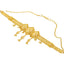 22K Yellow Gold Choker Necklace Set (39.3gm)
