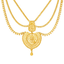 22K Yellow Gold Necklace Set (52.5gm)