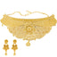 22K Yellow Gold Choker Necklace Set (49gm)