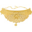 22K Yellow Gold Choker Necklace Set (49gm)