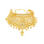 22K Yellow Gold Choker Necklace Set (61.9gm)