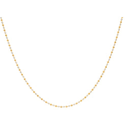 22Y Yellow & White Gold Beaded Chain (6.2 gms)