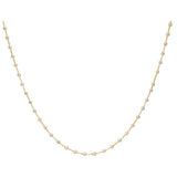 22Y Yellow & White Gold Beaded Chain (8 gms) | 
This simple 22k yellow gold chain has beautiful white gold beading and a minimalistic design. Fe...