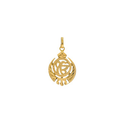 22K Gold Divine Om Kar Pendant - Virani Jewelers