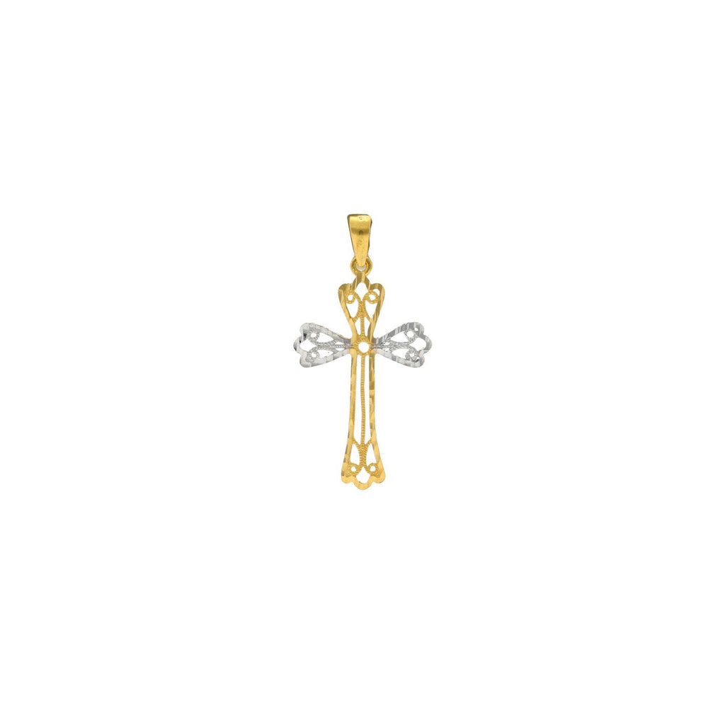 22K Yellow & White Gold Divinity Cross Pendant - Virani Jewelers | 


This gorgeous 22K gold cross's elegant design makes this 22k gold pendant perfect for both men...