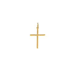 22K Gold Twine Cross Pendant - Virani Jewelers