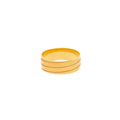 22K Yellow Gold Victory Ring - Virani Jewelers
