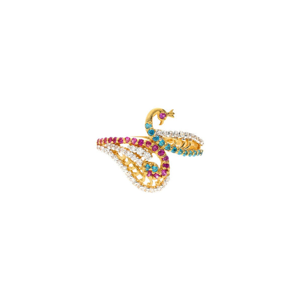 22K Gold & Gemstone Demure Peacock Ring - Virani Jewelers | 


The 22K Gold & Gemstone Demure Peacock Ring from Virani Jewelers is the perfect cocktail r...