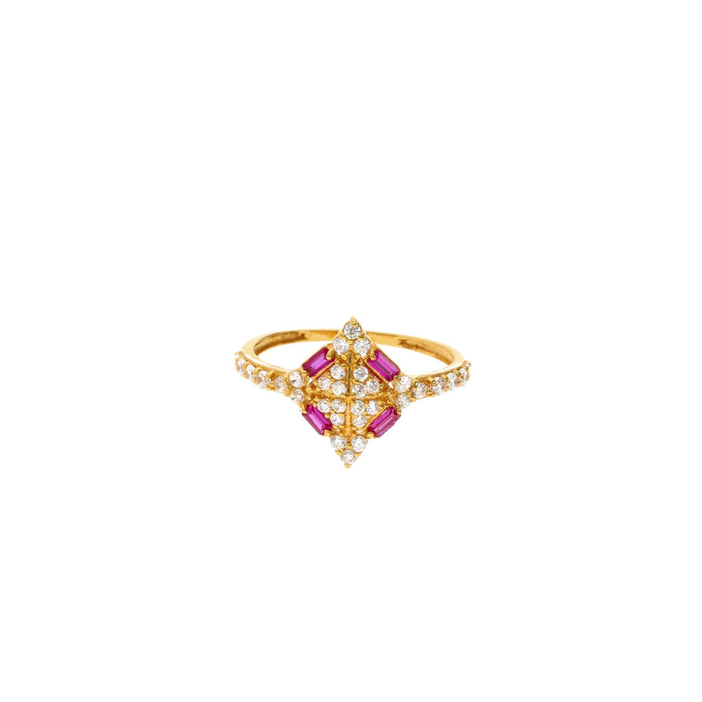 22K Gold & Gemstone Elegance Ring - Virani Jewelers | 


Radiate with class and beauty when you adorn your finger the 22K Gold Elegance Ring from Viran...