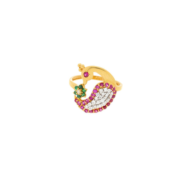 22K Gold & Gemstone Ahdia Peacock Ring - Virani Jewelers | 


The gorgeous 22K Gold Ahdia Peacock Ring is a special and unique Virani Jewelers design. This ...