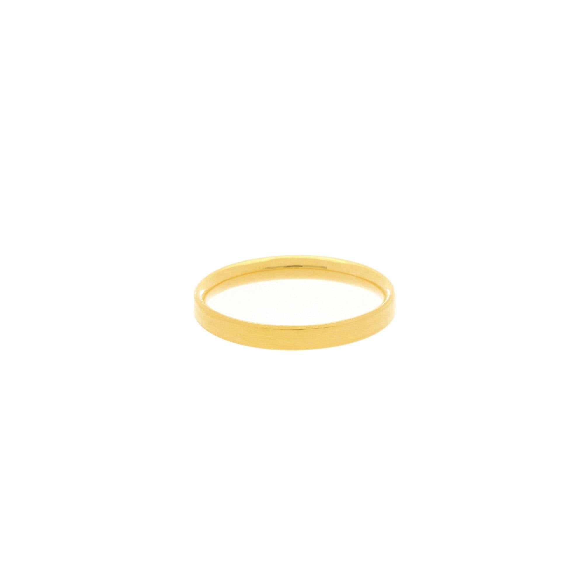 Buy 18kt Yellow Gold Rings Online | CaratLane