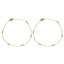 22K Multi Tone Gold Box Link Anklets Set of 2 W/ Etched Gold Balls, 10.3 Grams - Virani Jewelers
