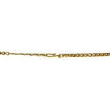 An image of the clasp and 22K gold chain on a necklace from Virani Jewelers | Use this 22K yellow gold set from Virani Jewelers to accessorize with elegance!

Includes convert...