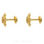 22K Yellow Gold Celestial Stud Earrings Set W/ Cubic Zirconia Stones - Virani Jewelers
