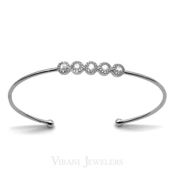 14k Gold Diamond Bangle - Virani Jewelers